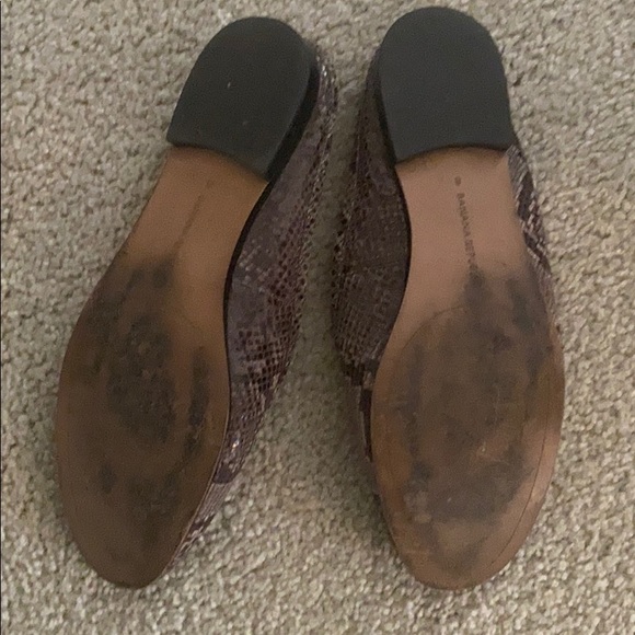 Snakeskin print sling back Slide - Picture 3 of 3